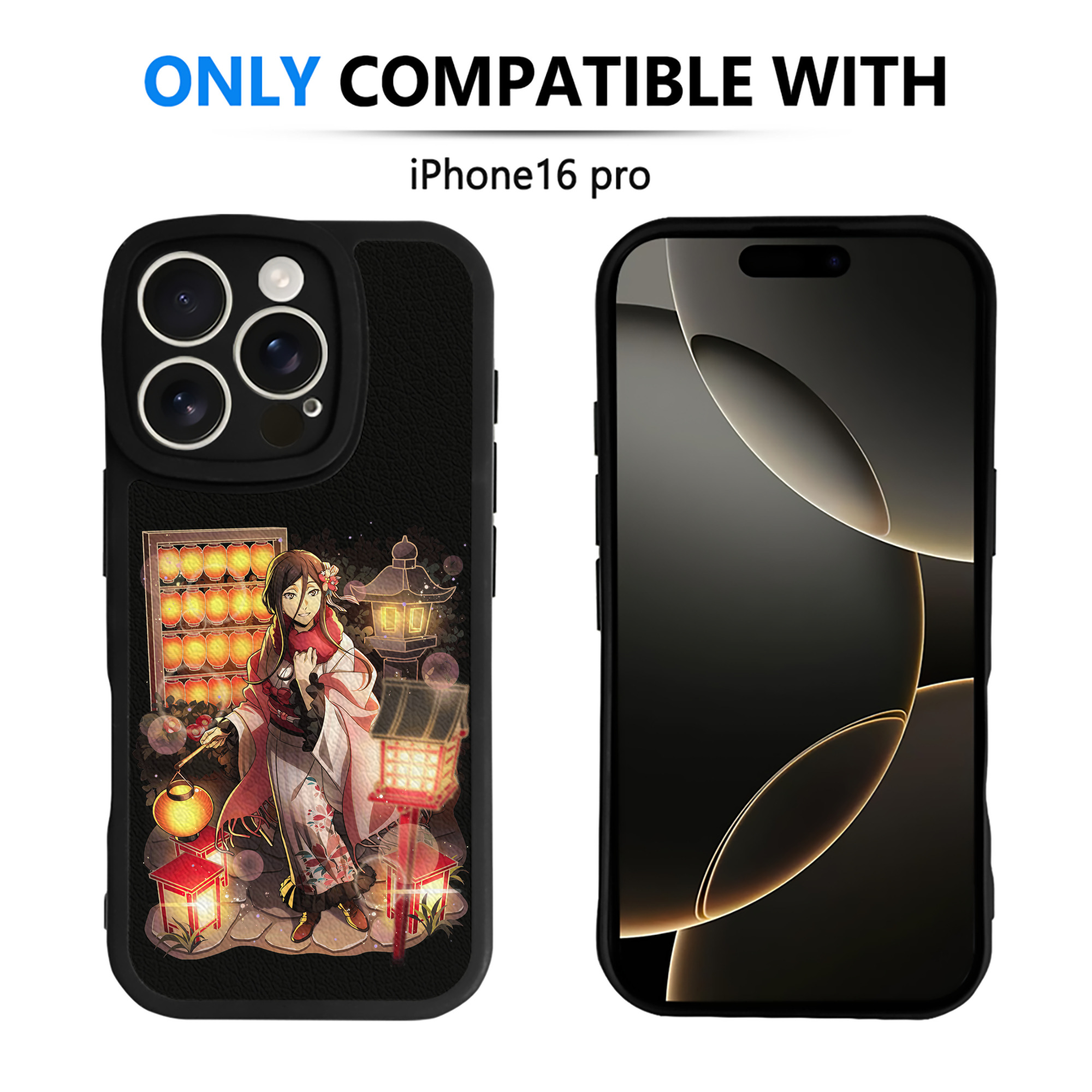 （画像用） 文豪ストレイドッグス Bungo Stray Dogs 【iPhone 16シリーズ対応】シリコンスマホケース（レザー調） 材質：シリコン